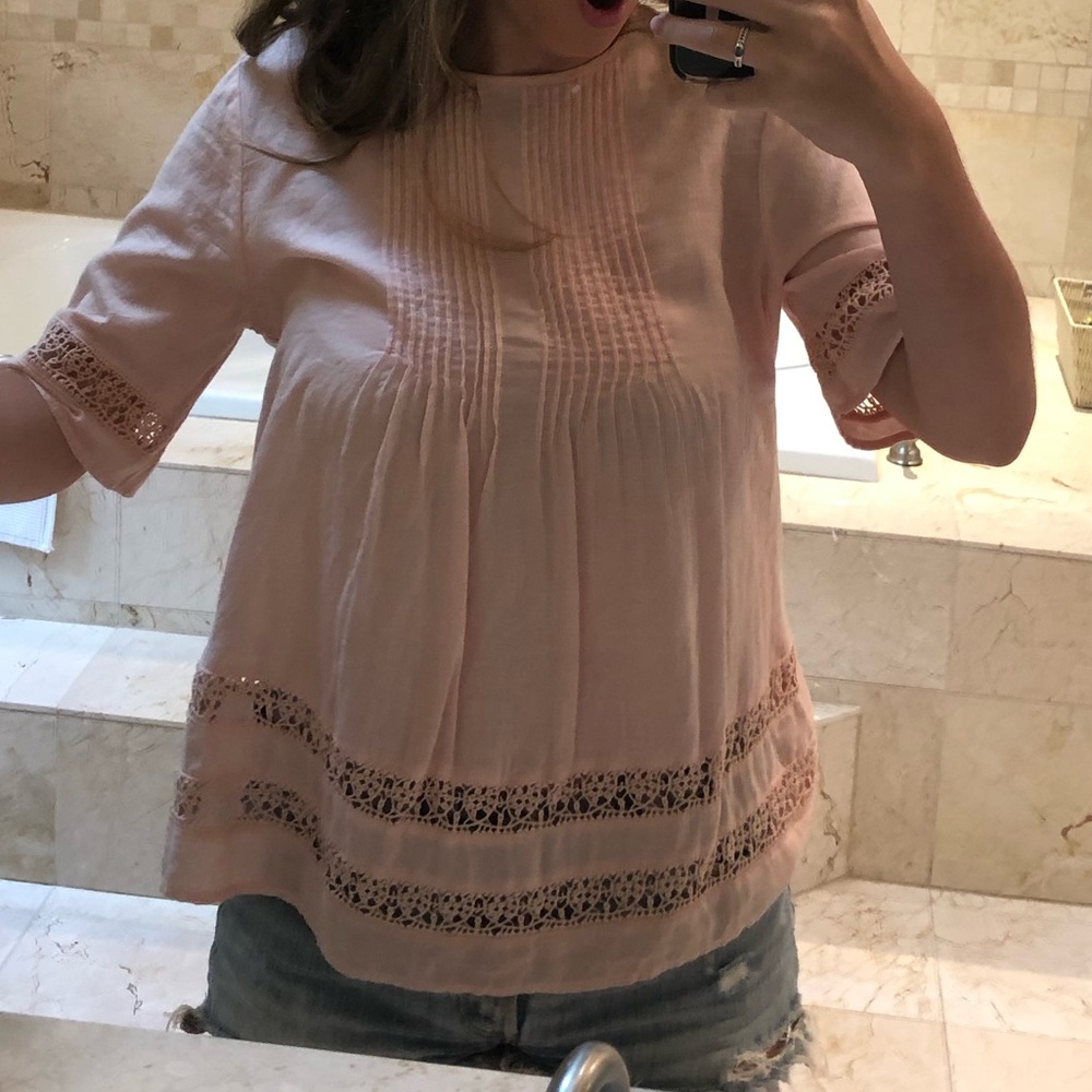 Pink Top with detailing
